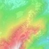 Topografische Karte Norge, Höhe, Relief
