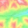 Topografische Karte Uchuhuma, Höhe, Relief
