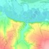 Topografische Karte Причепилівка, Höhe, Relief
