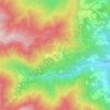 Topografische Karte Quota, Höhe, Relief