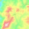 Topografische Karte La Florida, Höhe, Relief