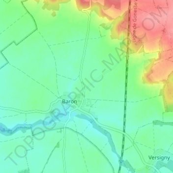 Topografische Karte La Pointe, Höhe, Relief