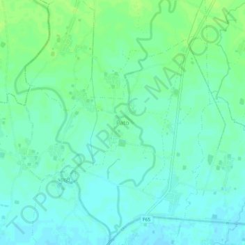 Topografische Karte Pato, Höhe, Relief