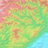 Topografische Karte Lower Subansiri, Höhe, Relief