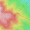 Topografische Karte Тропа к водопаду Кейва, Höhe, Relief