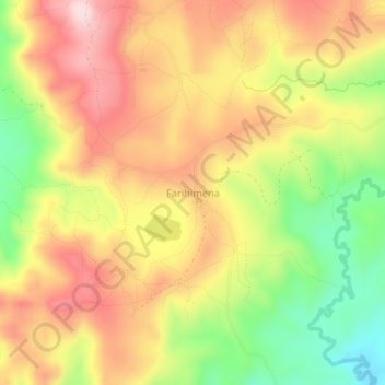 Topografische Karte Farihimena, Höhe, Relief