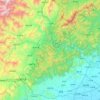 Topografische Karte 涞水县, Höhe, Relief