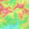 Topografische Karte 66583, Höhe, Relief