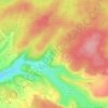 Topografische Karte Tramont-Émy, Höhe, Relief