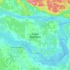 Topografische Karte Île aux Allumettes, Höhe, Relief