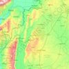 Topografische Karte Idlib, Höhe, Relief