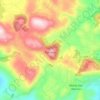 Topografische Karte Fumone, Höhe, Relief