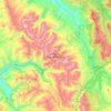Topografische Karte Eagles Nest Wilderness Area, Höhe, Relief
