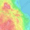 Topografische Karte Tukuma novads, Höhe, Relief