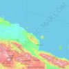 Topografische Karte Madang, Höhe, Relief
