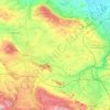 Topografische Karte 99869, Höhe, Relief
