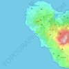Topografische Karte Pantelleria, Höhe, Relief
