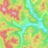 Topografische Karte Pittsfield, Höhe, Relief
