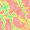 Topografische Karte Acomayo, Höhe, Relief