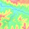 Topografische Karte Roan Mountain, Höhe, Relief