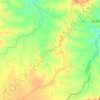 Topografische Karte Kurud Tahsil, Höhe, Relief
