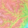 Topografische Karte 茂县 མའོ་རྫོང།, Höhe, Relief