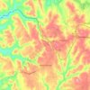 Topografische Karte Sylvan Springs, Höhe, Relief