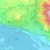 Topografische Karte White Salmon, Höhe, Relief