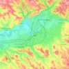 Topografische Karte Альби, Höhe, Relief