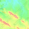 Topografische Karte Valsequillo, Höhe, Relief