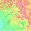 Topografische Karte هەرێمی کوردستان, Höhe, Relief
