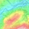 Topografische Karte Prudhoe, Höhe, Relief