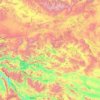 Topografische Karte 日土县 རུ་ཐོག་རྫོང་, Höhe, Relief
