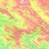 Topografische Karte Khorramabad County, Höhe, Relief
