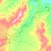 Topografische Karte Ain Djammala, Höhe, Relief