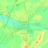 Topografische Karte Ostrov, Höhe, Relief