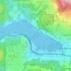 Topografische Karte Port Moody, Höhe, Relief