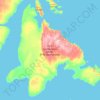 Topografische Karte Southampton Island, Höhe, Relief