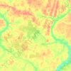 Topografische Karte Барсуковское сельское поселение, Höhe, Relief