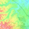 Topografische Karte Terrenos del Lote 21 "Talaxca y Arroyo Colorado", Höhe, Relief
