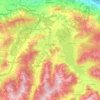 Topografische Karte Einsiedeln, Höhe, Relief