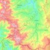Topografische Karte Andes, Höhe, Relief