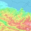 Topografische Karte Ordu, Höhe, Relief