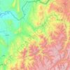 Topografische Karte Takhar, Höhe, Relief