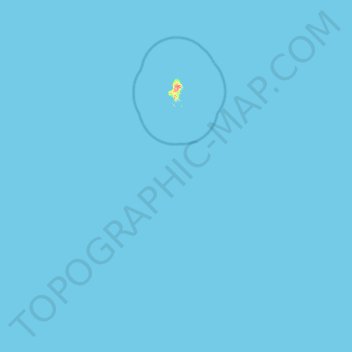Topografische Karte Wallis und Futuna, Höhe, Relief