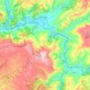 Topografische Karte Ribas de Sil, Höhe, Relief