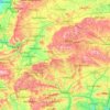 Topografische Karte Wiltshire, Höhe, Relief