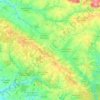 Topografische Karte 85410, Höhe, Relief