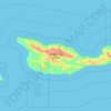 Topografische Karte Santa Cruz Island, Höhe, Relief