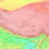 Topografische Karte Tibet, Höhe, Relief